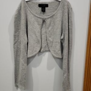 Soft knit long sleeve cover up